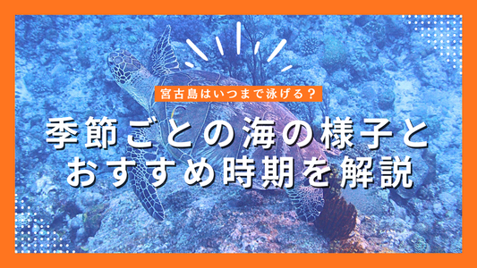 宮古島はいつまで泳げる？季節ごとの海の様子とおすすめ時期を解説
